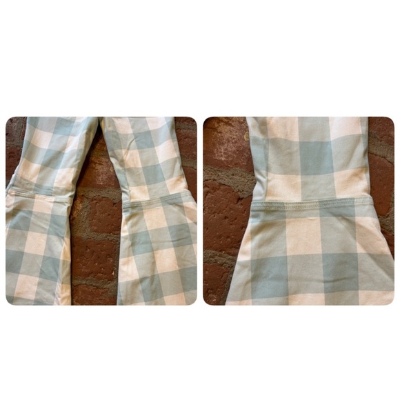 We The Free Blue and White Plaid Just Float On high-waist flare jeans size 29 - Picture 16 of 16